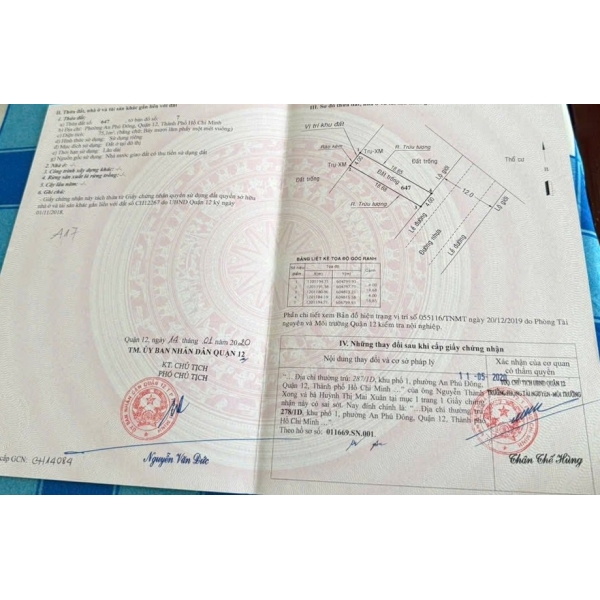 Bán 2 Lô Sổ Cặp, Gần Quốc Lộ 1A, Phường An Phú Đông