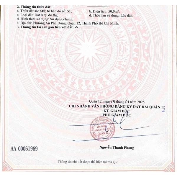 BÁN ĐẤT VEN SÔNG SÀI GÒN – AN PHÚ ĐÔNG