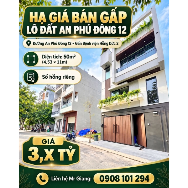 HẠ GIÁ SỐC – 4,1 TỶ GIẢM CÒN 3,8 TỶ