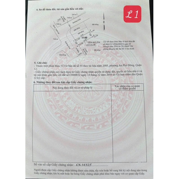 BÁN ĐẤT HẺM 224 VƯỜN LÀI – GIÁ TỐT CHO NHÀ ĐẦU TƯ