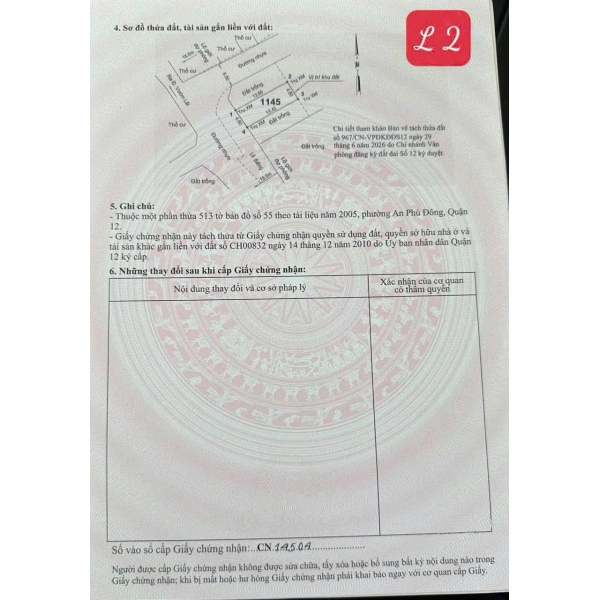 BÁN ĐẤT HẺM 224 VƯỜN LÀI – GIÁ TỐT CHO NHÀ ĐẦU TƯ