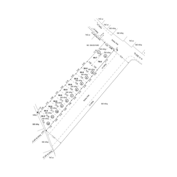 CHỦ GỬI BÁN 13 LÔ ĐẤT ĐƯỜNG T15 – PHƯỜNG AN PHÚ ĐÔNG, QUẬN 12